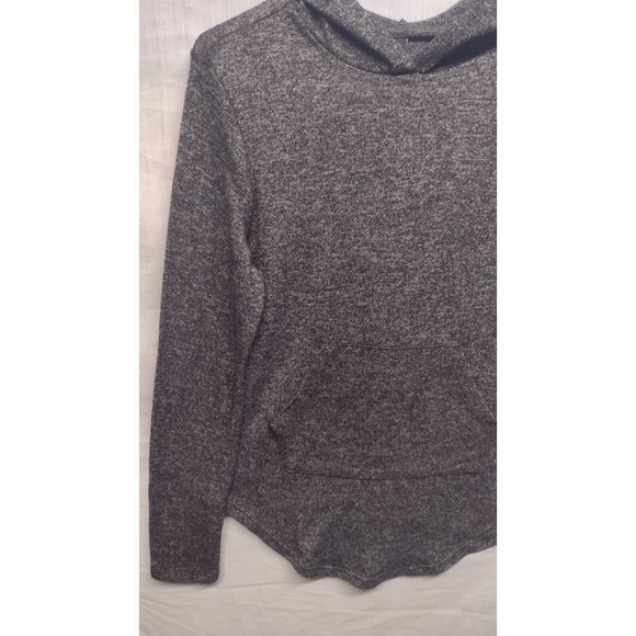 Free For All Hoodie Women Small Long Sleeve Kangaroo Pocket Charcoal Grey - Picture 3 of 12